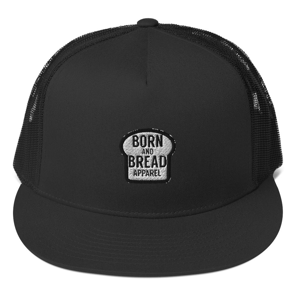 Trucker Cap with Born and Bread Apparel logo