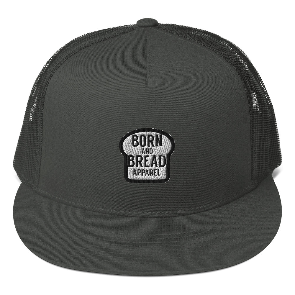 Trucker Cap with Born and Bread Apparel logo