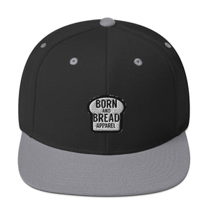 Snapback Hat with Born and Bread Apparel logo