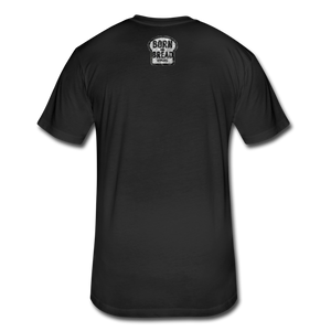 Fitted Cotton/Poly T-Shirt by Next Level with "Van Cortlandt Park" in front and logo on the back - black