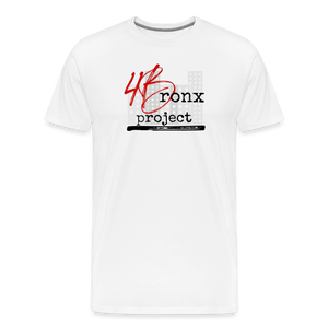 Premium T-Shirt "4Bronx Project" - white